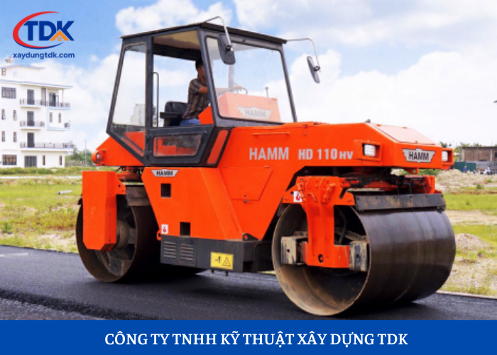 Thi công bê tông nhựa nóng của Công ty TDK